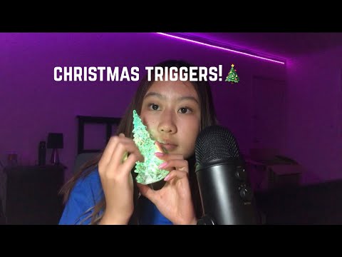 ASMR christmas triggers 🎄