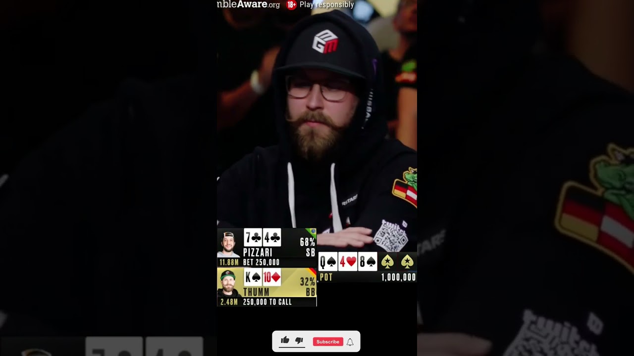 He mucked the winning hand??? $25k Final Table, 4M FOR FIRST!