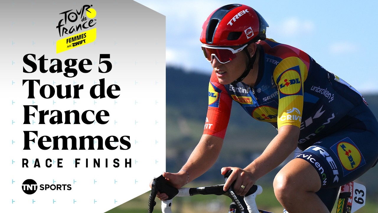 LATE HEARTBREAK! 💔 | Tour de France Femmes Stage 5 Final KM's | TNT Sports Cycling