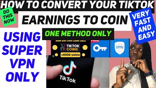 how to recharge TikTok coin using speed VPN + make money on TikTok screenshot 3