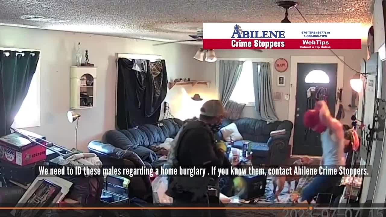 Abilene police search for 2 suspects caught on camera during home ...