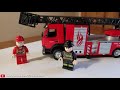 Lego Firefighters and Policemen Toy Review Лего пожарники и полицейские