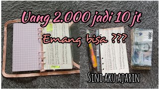 Nabung 2.000 jadi 10jt