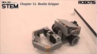 ROBOTIS BIOLOID STEM cap 11: Robot escarabajo con gripper