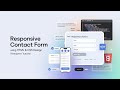 Contact Us Form Using HTML &amp; CSS (mini web development projects). #webdevelopment #contactusform