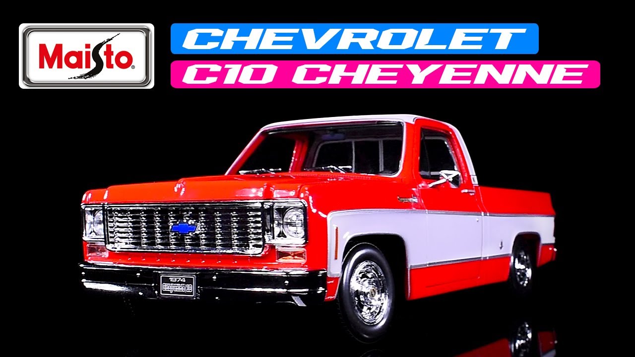 1/18 74 C-10 Pickup Maisto SPLカスタム品 1/18 74 C-10 Pickup