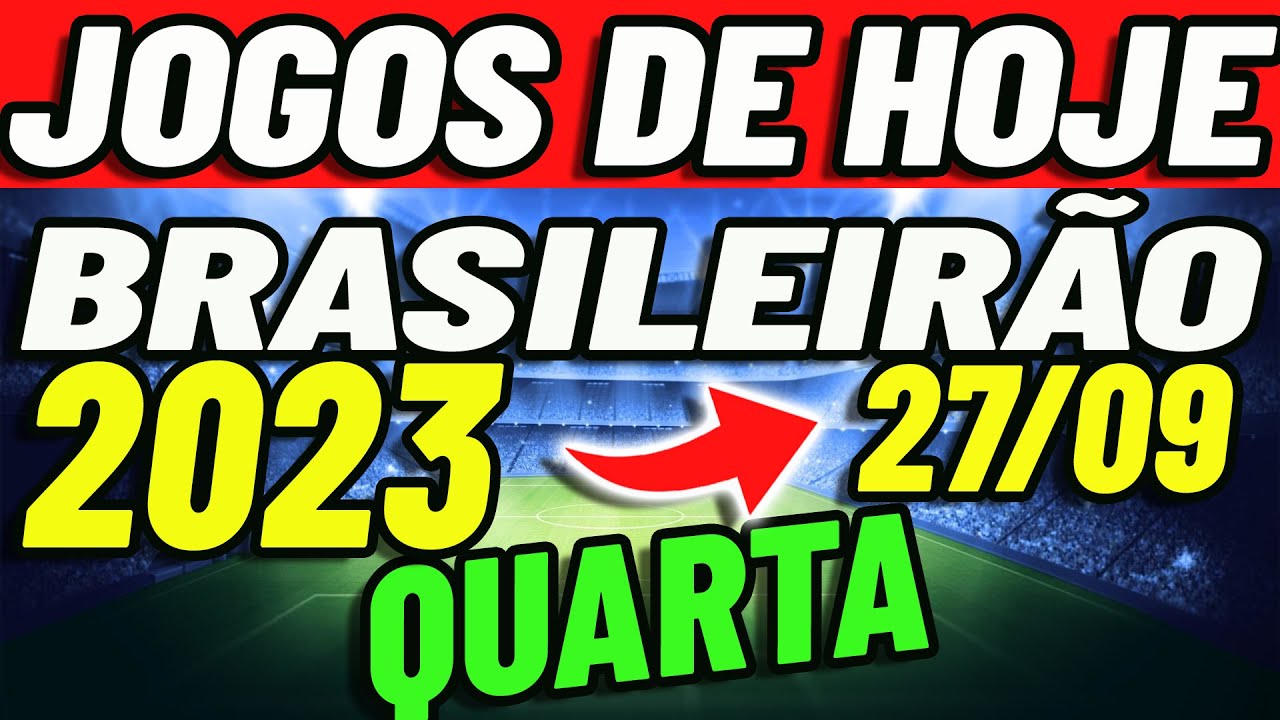 Jogos de hoje  Futebol desta segunda (27/09)