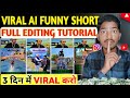 Free Fire Viral AI Short Editing 🔥| Best AI Editing Tutorial for Shorts | AI Shorts Editing Tutorial