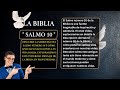 LIBRO DE LOS SALMOS: &quot; SALMO 10 👉 150 &quot; PLEGARIA PIDIENDO LA DESTRUCCIÓN DE LOS MALVADOS