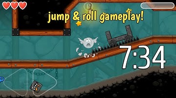 Red Ball 4 Gameplay Level 61 - 75 walkthrough ( Into the cave ⤵️ ) | Please subscribe 🔥 #redball4