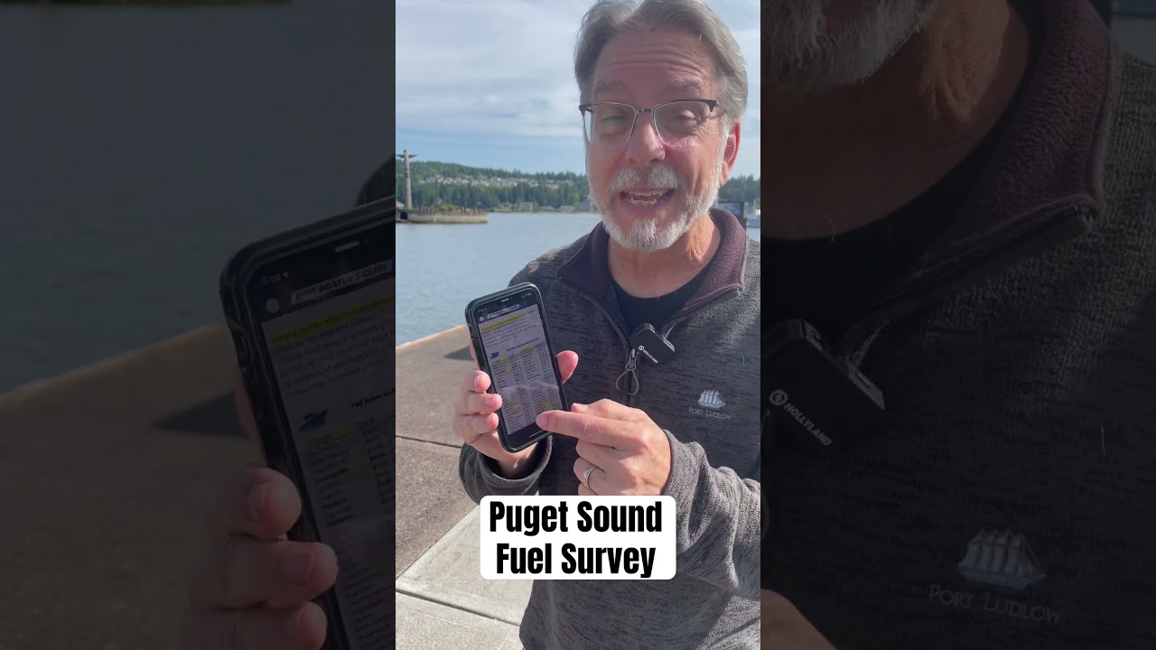 Always call ahead! How to use the Free PNW Boaters Guide app twice-monthly Puget Sound Fuel Survey.
