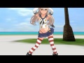 艦これ MMD 南の島で島風がウマウマ 高画質版