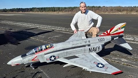1/7.5 SCALE - F-4 PHANTOM DISPLAY - TWIN SWIWIN 80 TURBINES - GEOFF AT WBJC - 2025
