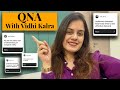 QnA with Vidhi Kalra Balana