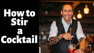 Negroni Variation- Berry Nice Negroni & How to stir a cocktail/ Let's Talk Drinks