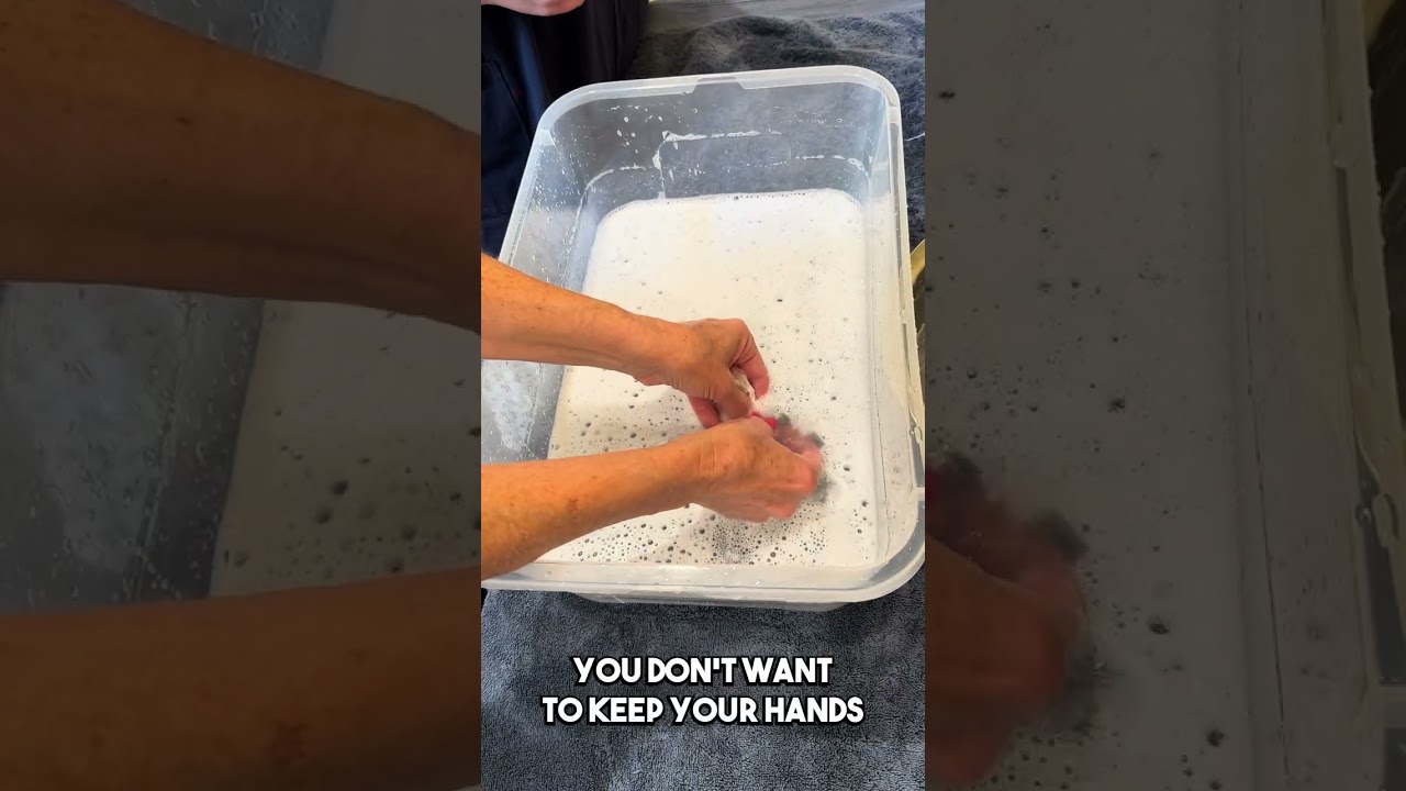 How do you turn this into that?!: Washing Cormo Locks