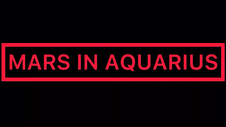 ♒️ Natal Mars In Aquarius (Or Mars In the 11th House) - Same Energy | Mars' Sign Series #aquarius