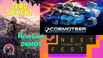 First Looks/Demo | Zero Sievert | Cosmoteer | Steam Next Fest Oct 2022