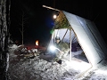 WINTER BASE-CAMP SHELTER "Swedish Army Stove"