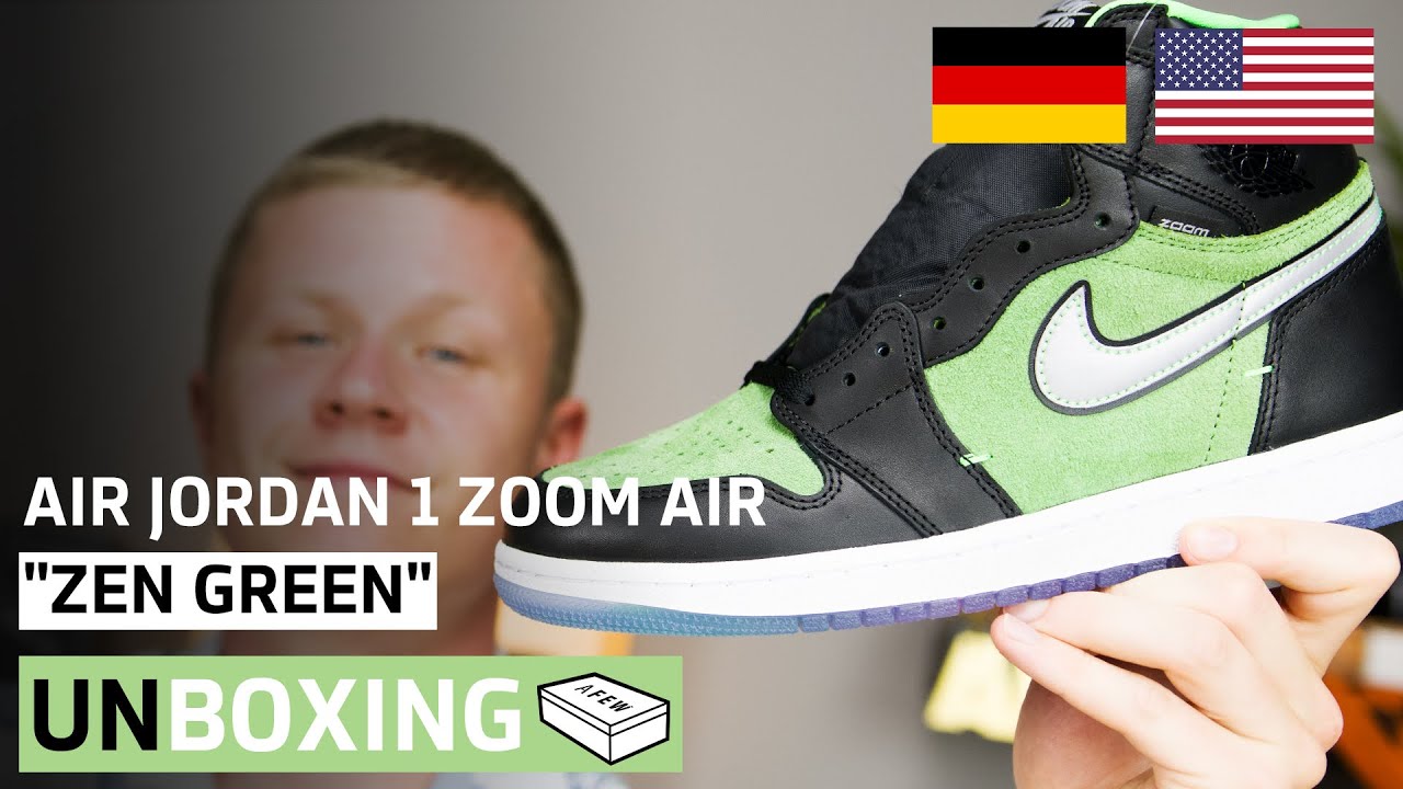 air jordan 1 hi zoom air green