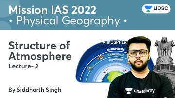 L2: Structure of Atmosphere | Physical Geography | Mission IAS 2022 | Unacademy UPSC | Siddharth Sir