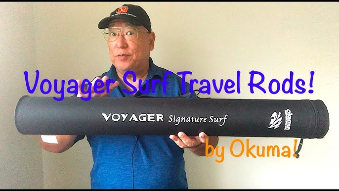 Long Casting 4pc Surf Travel Rods  NEW Okuma Voyager Signature Series 