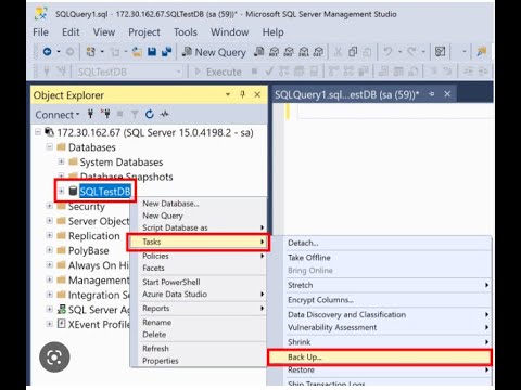 How To Backup And Restore One Table In Sql Server