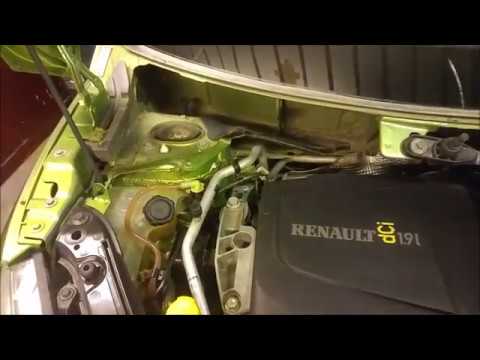 Scenic II how to remove engine cover panel (front metal scuttle panel) 