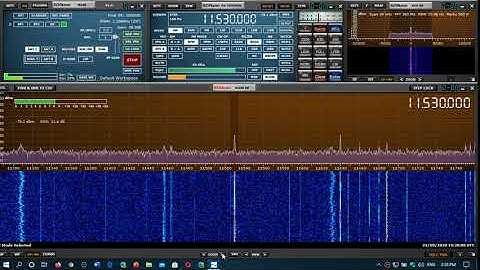 Radio Denge Welat Clandestine via France 11530 kHz Shortwave SDRplay RSPdx MLA 30 loop