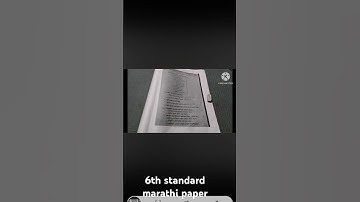 6th standard 2nd semester Marathi question paper 2025