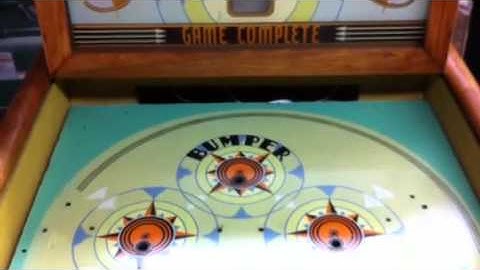 Bally 1936 Bumper Pinball Machine part 3