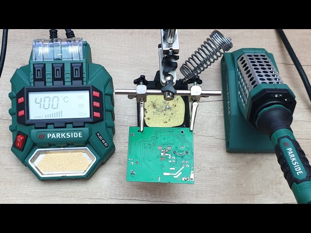 Parkside Digital Soldering Station PLSD 48 B2 Unboxing Testing - YouTube