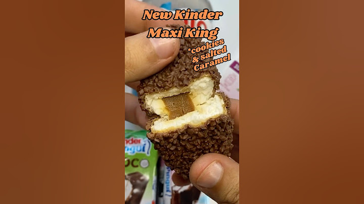 I Tried The New Kinder Maxi King Cookies