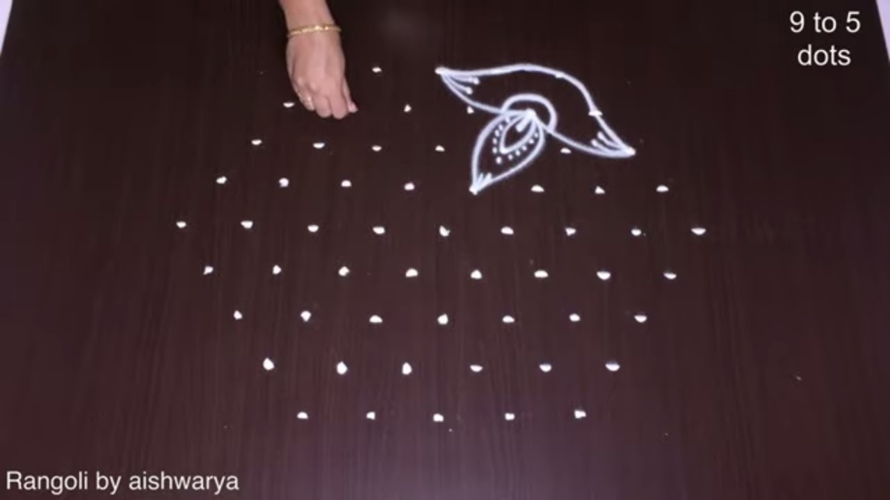 Latest Easy and Simple Rangoli