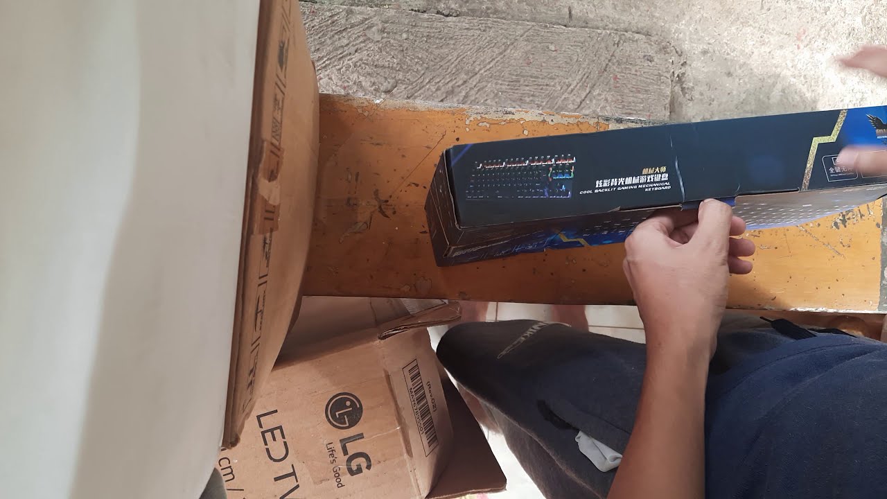 My First unboxing K28 87 Keys Wired Gaming Keyboard