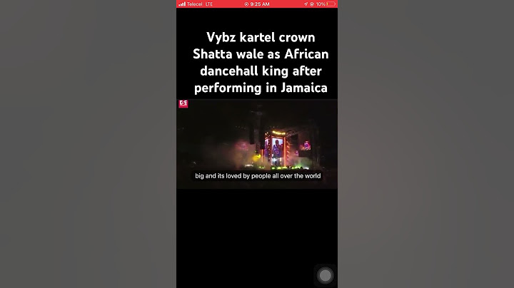 Vybz kartel crown Shatta wale as African dancehall king after performing in Jamaica #shorts