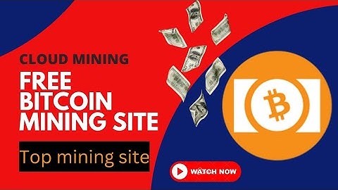 Free cloud mining Bitcoin site. New mining website 2022. No investment. Free mining.