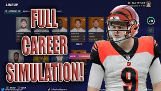 Joe Burrow Full Career Simulation Madden NFL 21