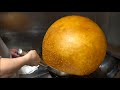 Giant Dumpling Ball - Chinese Street Food - Japan 空心大麻球 巨大ごま団子