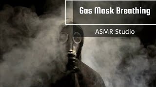 ASMR Breathing - Gas Mask | 1 hour - Darkscreen |