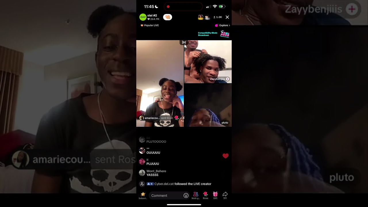 Stei TikTok live (Feat. Mitch, Pluto,Zay, and Nadia) | 8-14-24