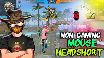 Non Gaming Mouse Best Headshot Settings For Free Fire PC | Bluestacks 5 Free Fire Headshot Setting