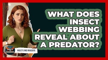 What Does Insect Webbing Reveal About A Predator? - Insects and Invaders