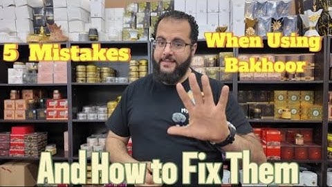 Top 5 Mistake when using Bakhoor (and HOW to Fix Them)