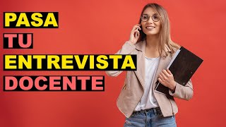 Entrevista para docente primaria [GUÍA con preguntas]