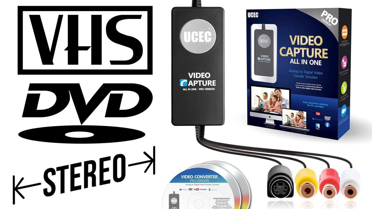 Best EZCap Yet! UCEC USB 2.0 Video Capture Device, Pro Version