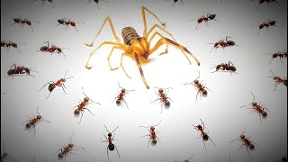 Ants vs.Desert Demon! Can a Camel Spider Survive This Uprising?🐜