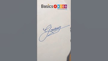 Gaurav name signature | G name signature | signature with G name | signature style of my name