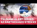 Tsunami Alert After 7.4 Magnitude Quake Off Japan 🌊