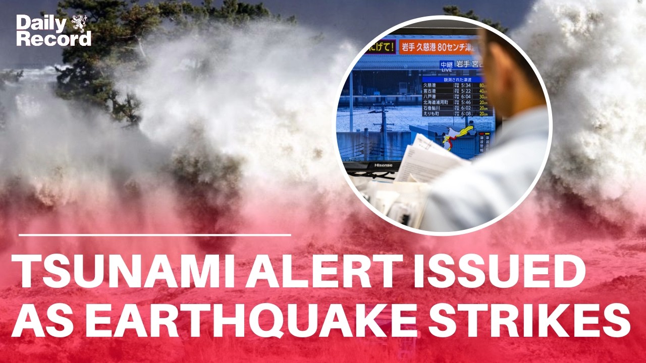TSUNAMI ALERT issued as powerful 7.4-magnitude earthquake strikes off Japan 